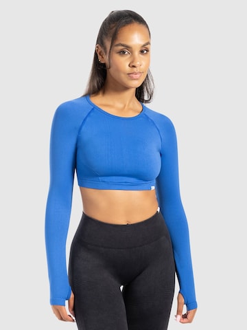 Smilodox Shirt 'Linnea' in Blauw: voorkant