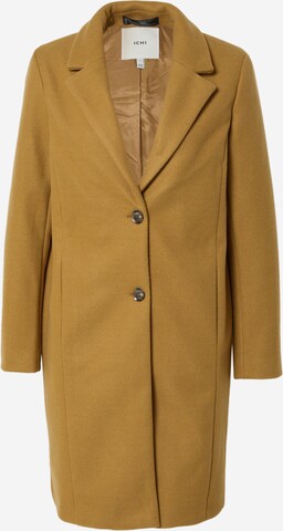 ICHI Between-Seasons Coat in Beige: front