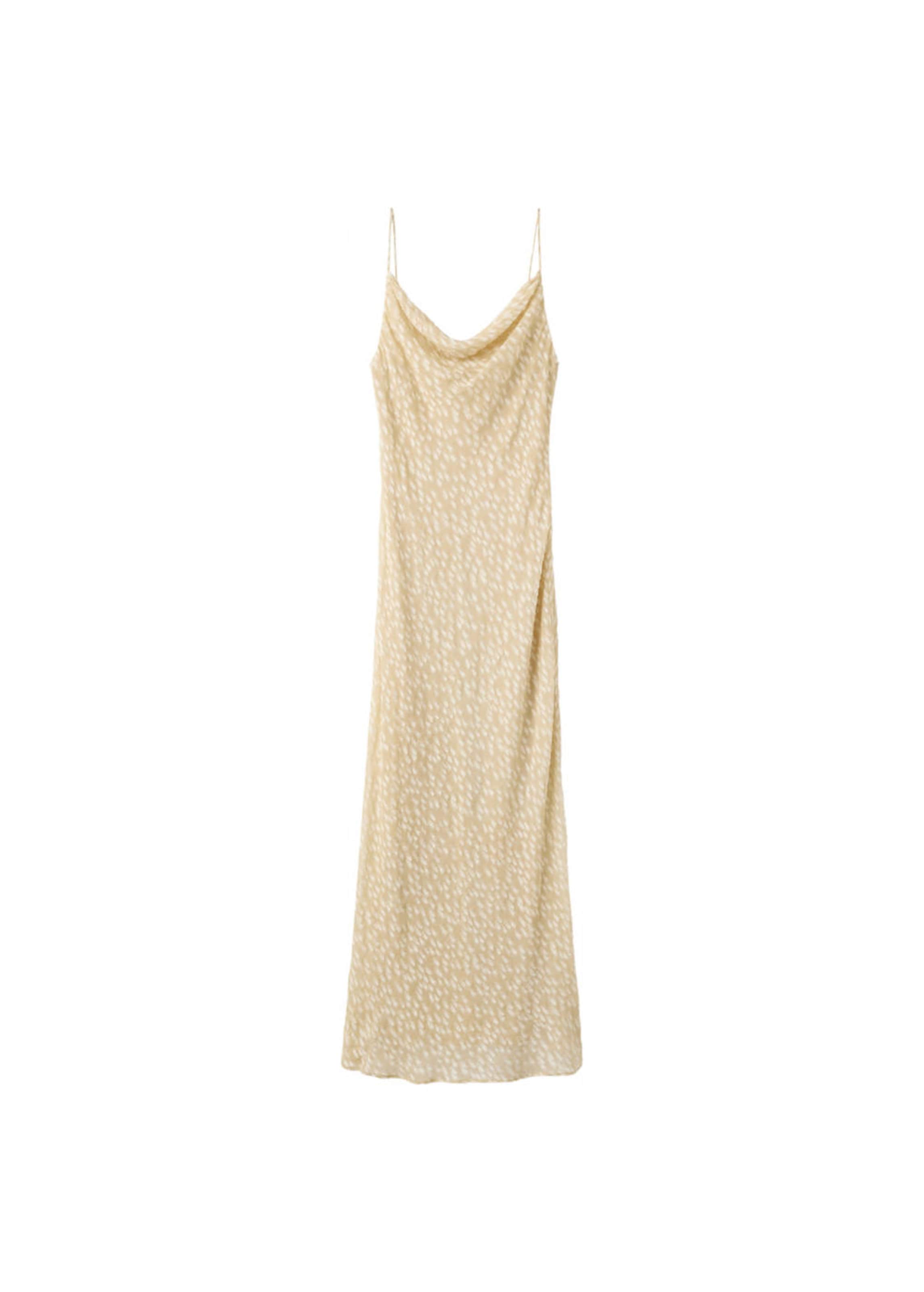 MANGO Summer Dress 'Livy' in Beige: front