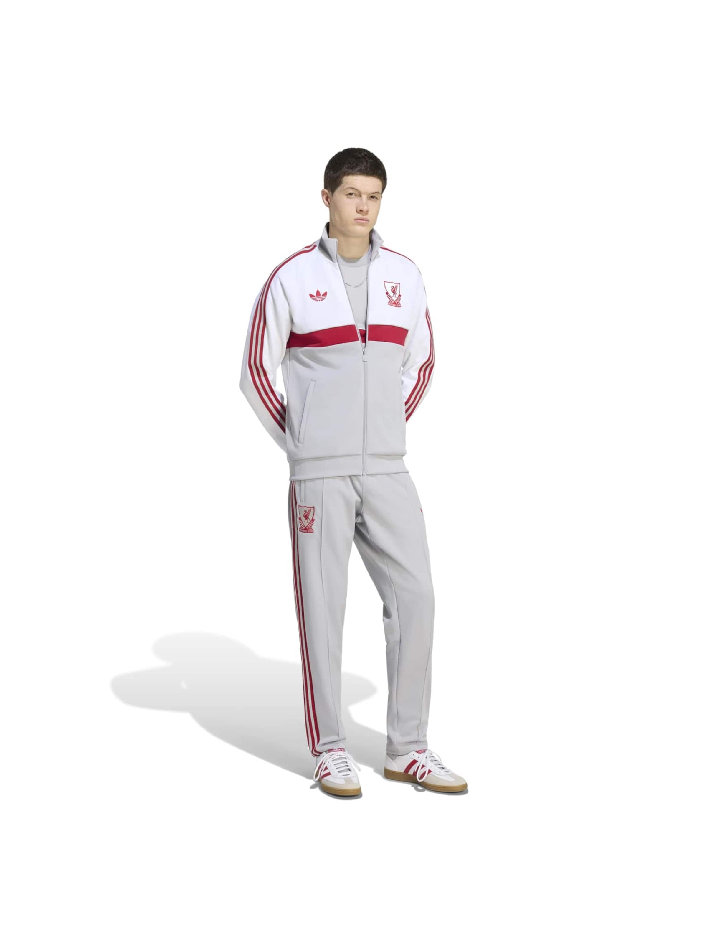 ADIDAS PERFORMANCE - Chaqueta de chándal 'LFC OG' en blanco
