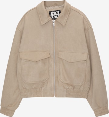 Pull&Bear Kurtka przejściowa w kolorze brązowy: przód