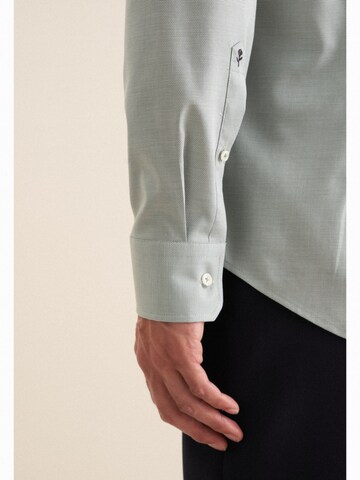 SEIDENSTICKER Slim Fit Hemd in Grün