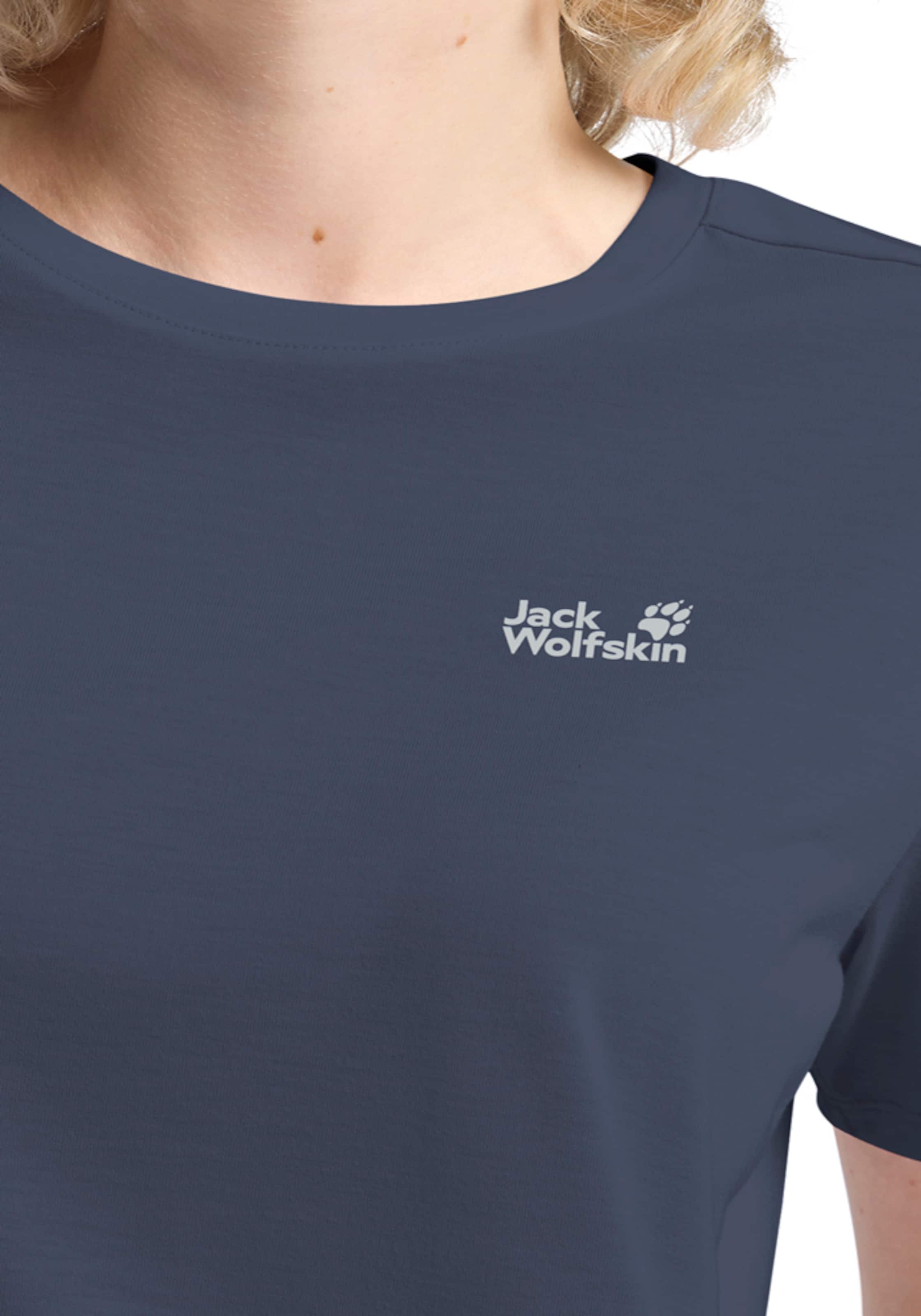 JACK WOLFSKIN Performance Shirt in Blue