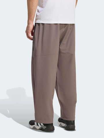 ADIDAS PERFORMANCE Loosefit Παντελόνι φόρμας 'Power' σε καφέ