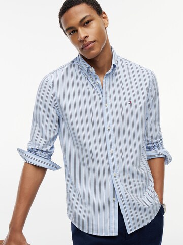 TOMMY HILFIGER Regular fit Overhemd 'Flex' in Blauw
