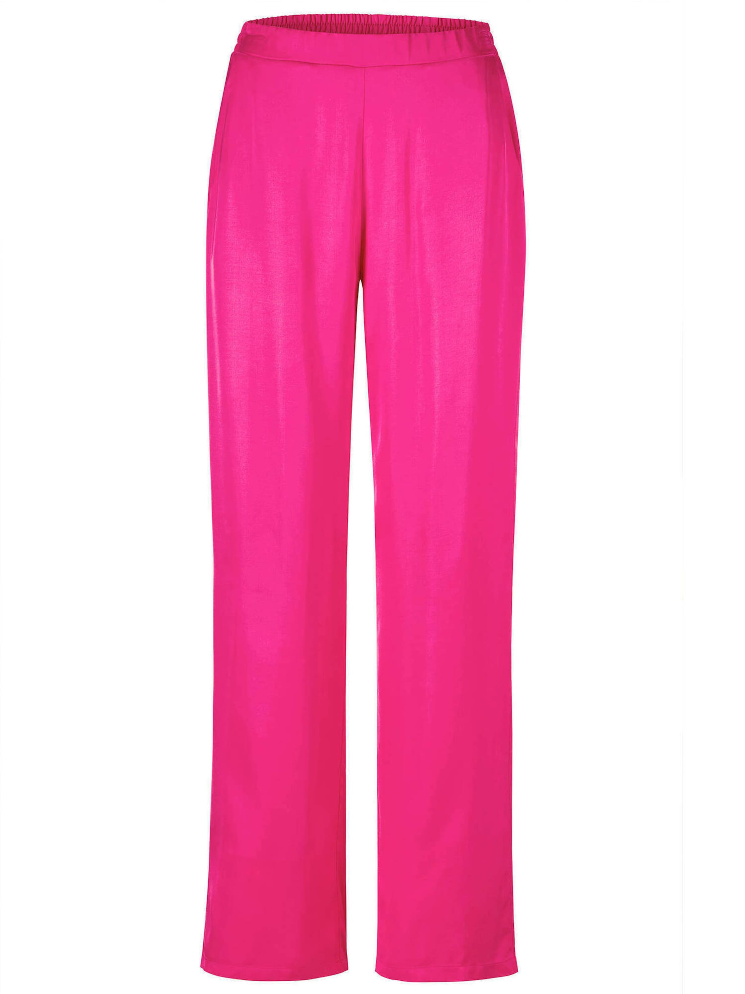 Goldner Loosefit Hose 'Vera' in Pink: Vorderseite