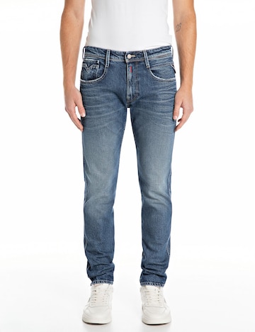 REPLAY Loosefit Jeans in Blau: Vorderseite