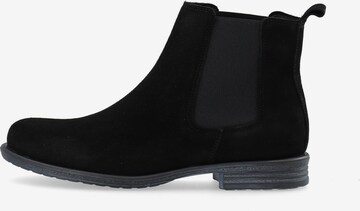 Chelsea Boots Bianco en noir : devant