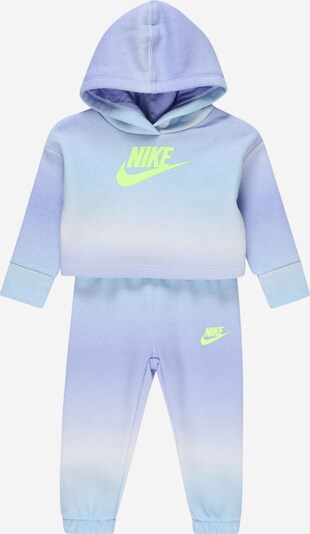 Nike Sportswear Joggingpak in de kleur Hemelsblauw / Lichtblauw / Limoen / Wit, Productweergave