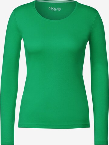 T-shirt 'Pia' CECIL en vert : devant