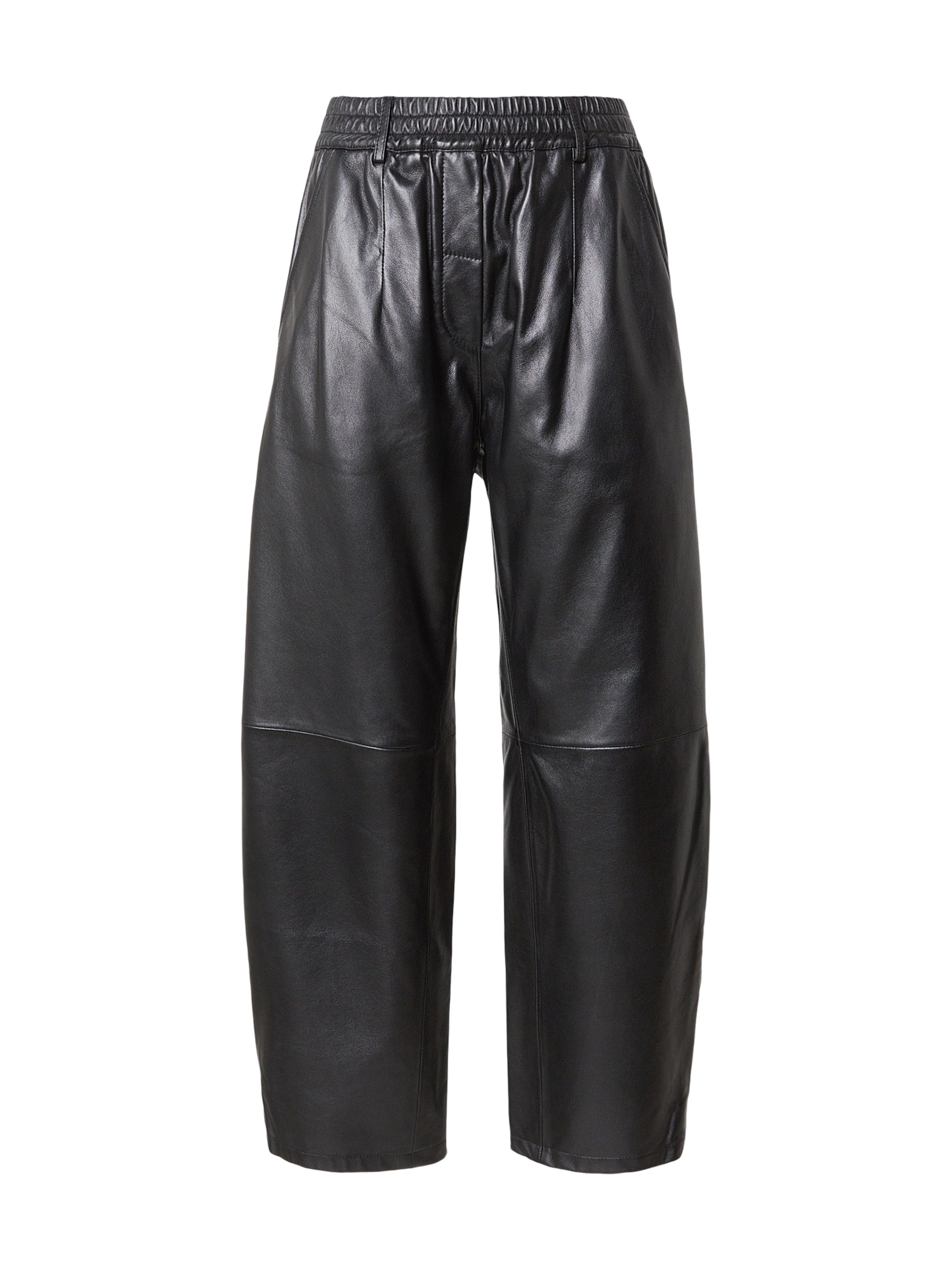 OAKWOODregular Hlače - crna boja: prednji dio