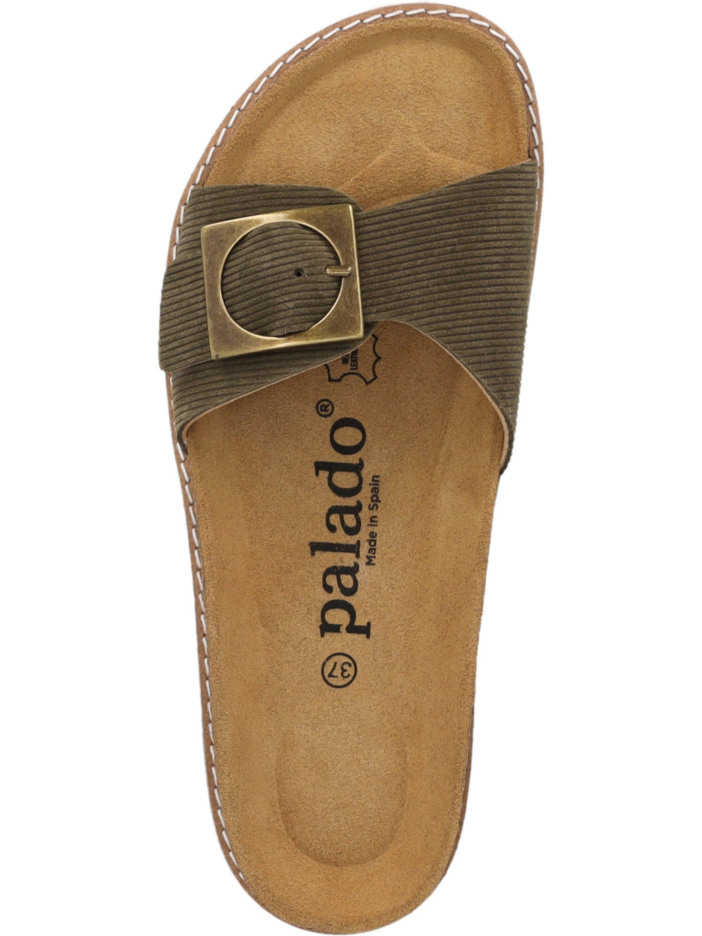 Palado Pantoletten 'Sardo Corda' in Grün