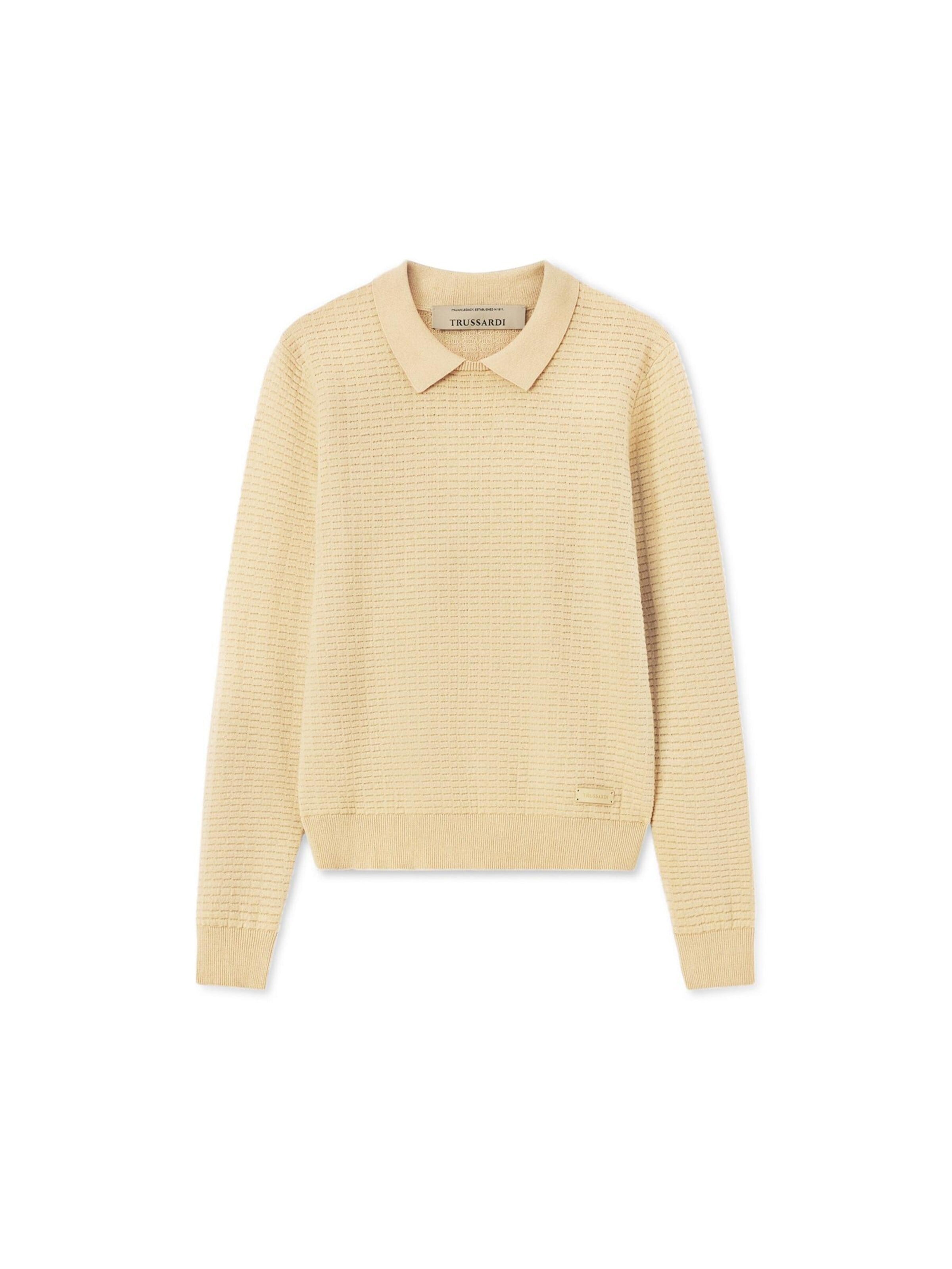 Pullover di Trussardi in beige: frontale