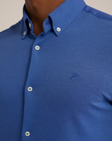 WE Fashion Slim fit Button Up Shirt in Blue