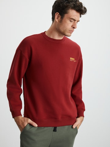 Grimelange Μπλούζα φούτερ σε κόκκινο: μπροστά