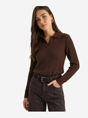 Bianco Lucci Pullover 'Pullover'‌‌‌‌‌‌ in Braun