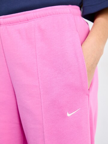 Nike Sportswear Wide Leg Bukser 'CHLL' i pink