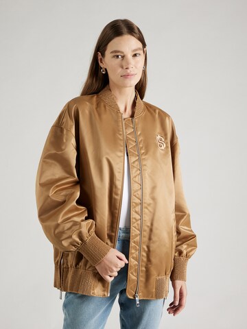 BOSS Between-Season Jacket 'Palberta' in Beige: front