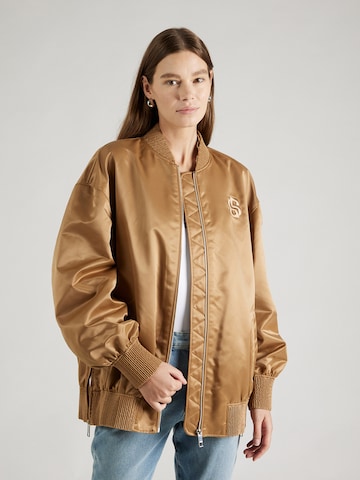 BOSS Black Between-Season Jacket 'Palberta' in Beige: front