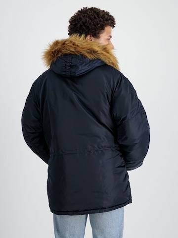 ALPHA INDUSTRIES Winter Jacket 'N-3B Heritage' in Blue