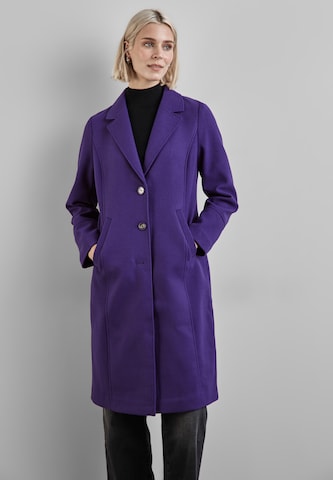 STREET ONE Between-Seasons Coat in Purple: front