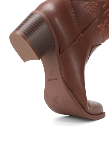 Dream Pairs Cowboystövel i brun
