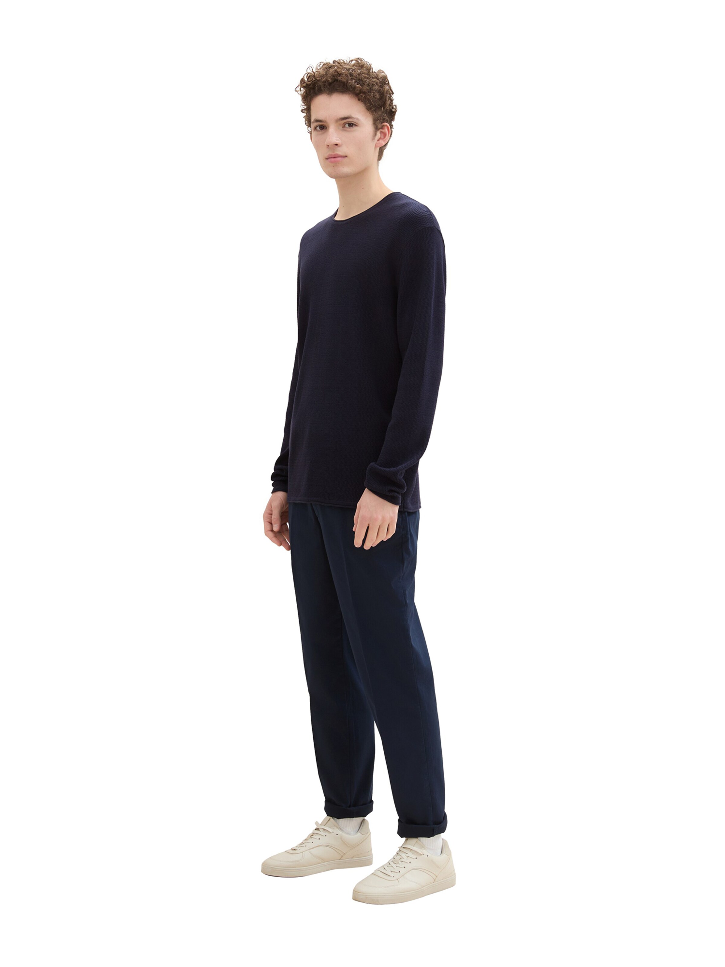 TOM TAILOR DENIM Regular Chino Pants in Blue