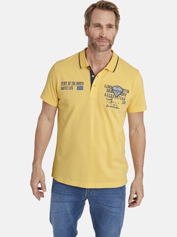 T-Shirt Jan Vanderstorm en jaune : devant