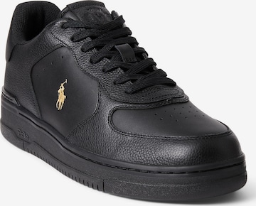 Polo Ralph LaurenNiske tenisice 'MASTERS CRT' - crna boja: prednji dio