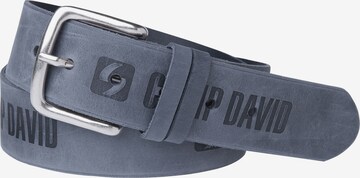 CAMP DAVID Belt in Blue: front