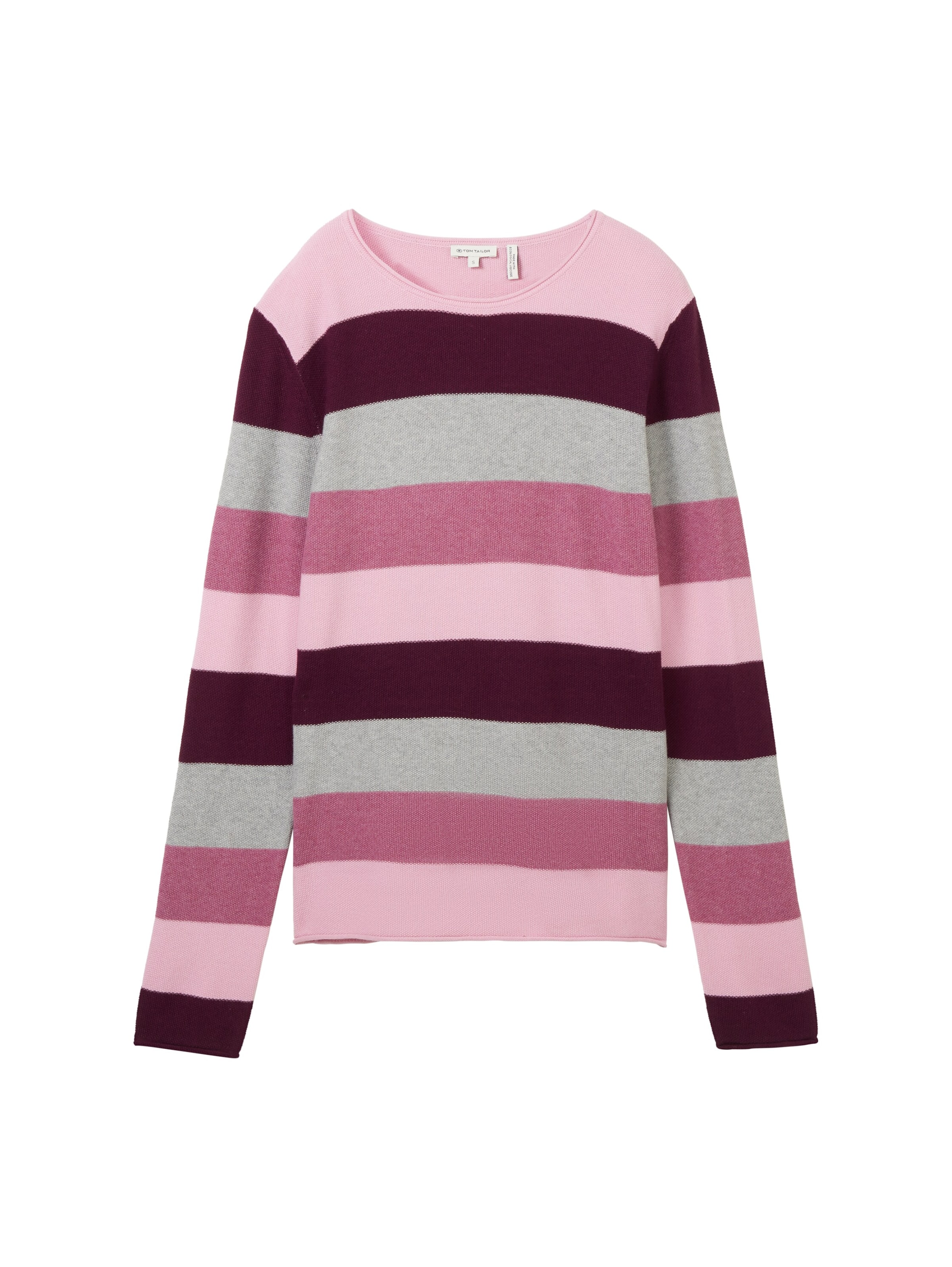 Pull-over TOM TAILOR en rose : devant