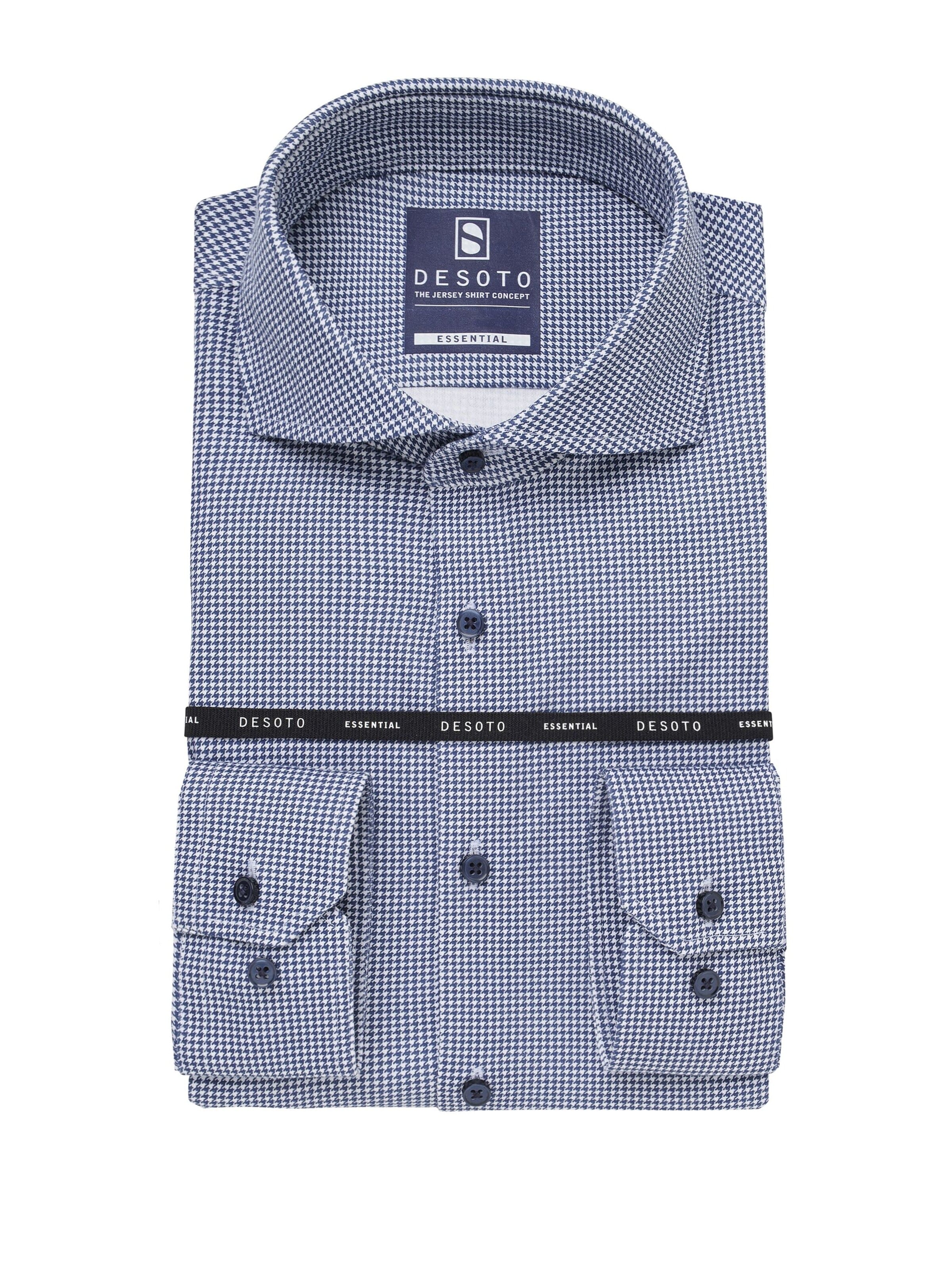 Coupe slim Chemise DESOTO en bleu : devant