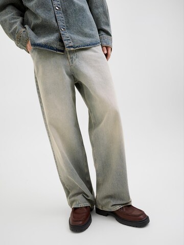 JACK & JONES Wide leg Jeans 'JJIDAVE' in Blue