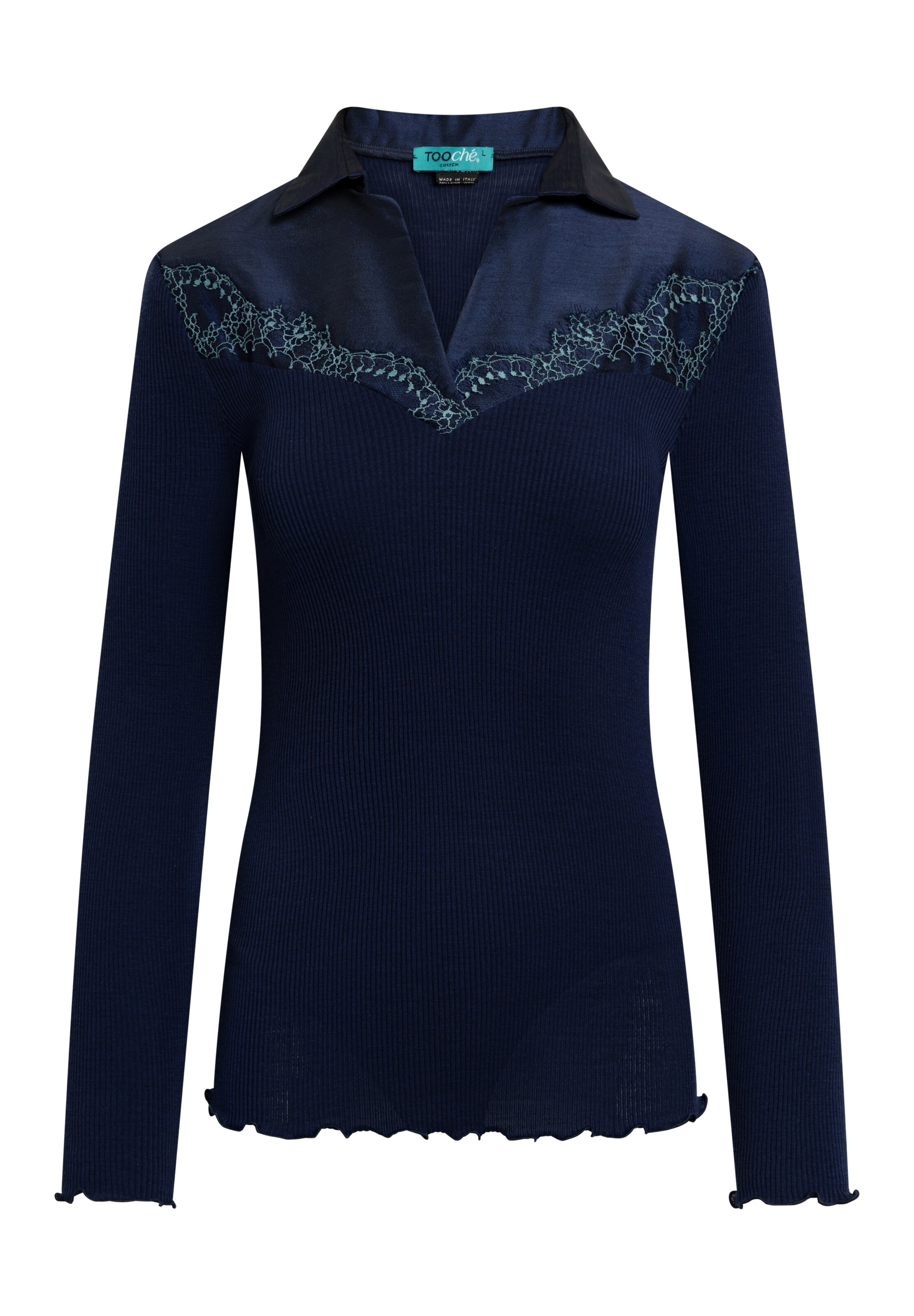 TOOche Shirt 'Blue Mirage' in Blau: Vorderseite