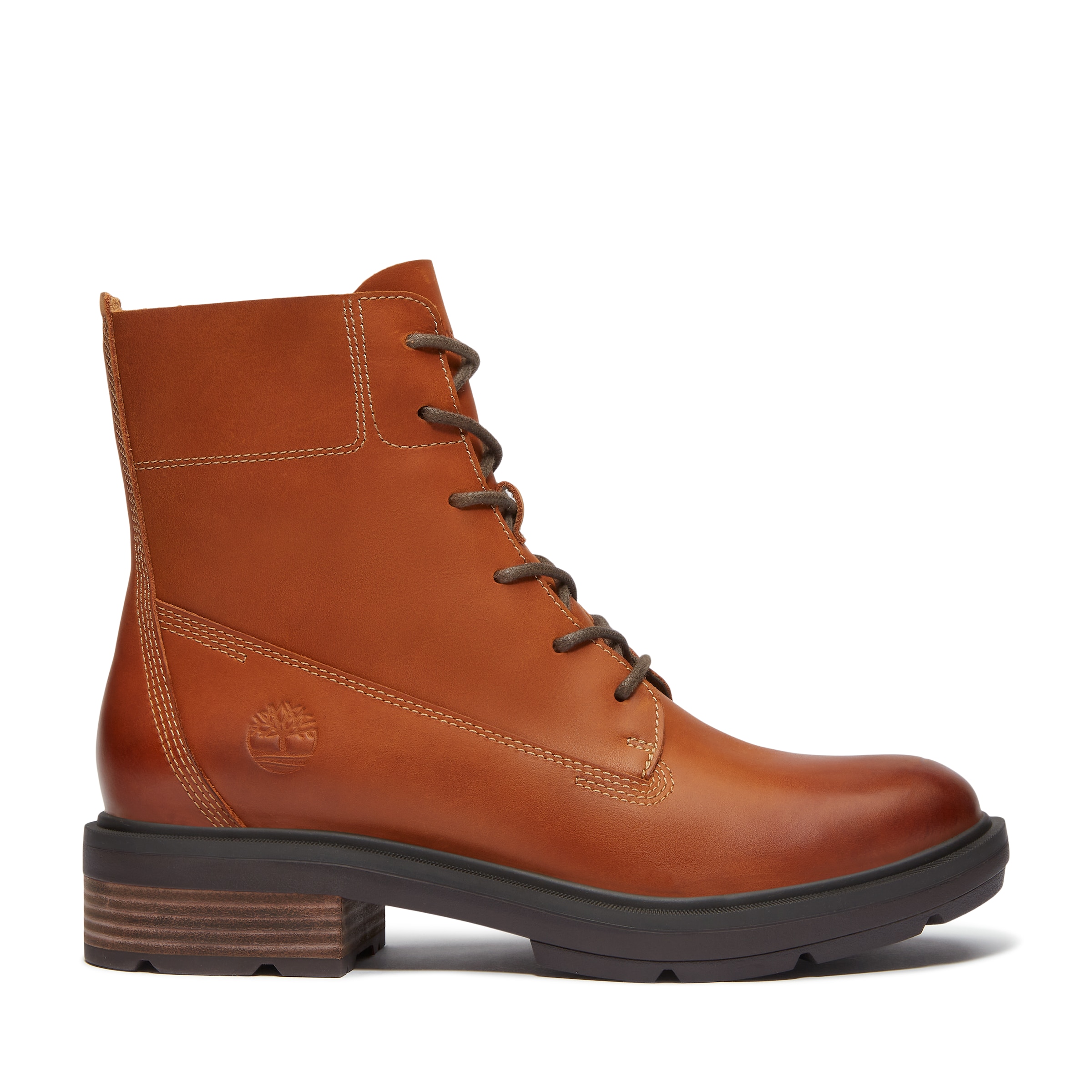 TIMBERLAND Lace-Up Ankle Boots 'Brimfield' in Brown: front