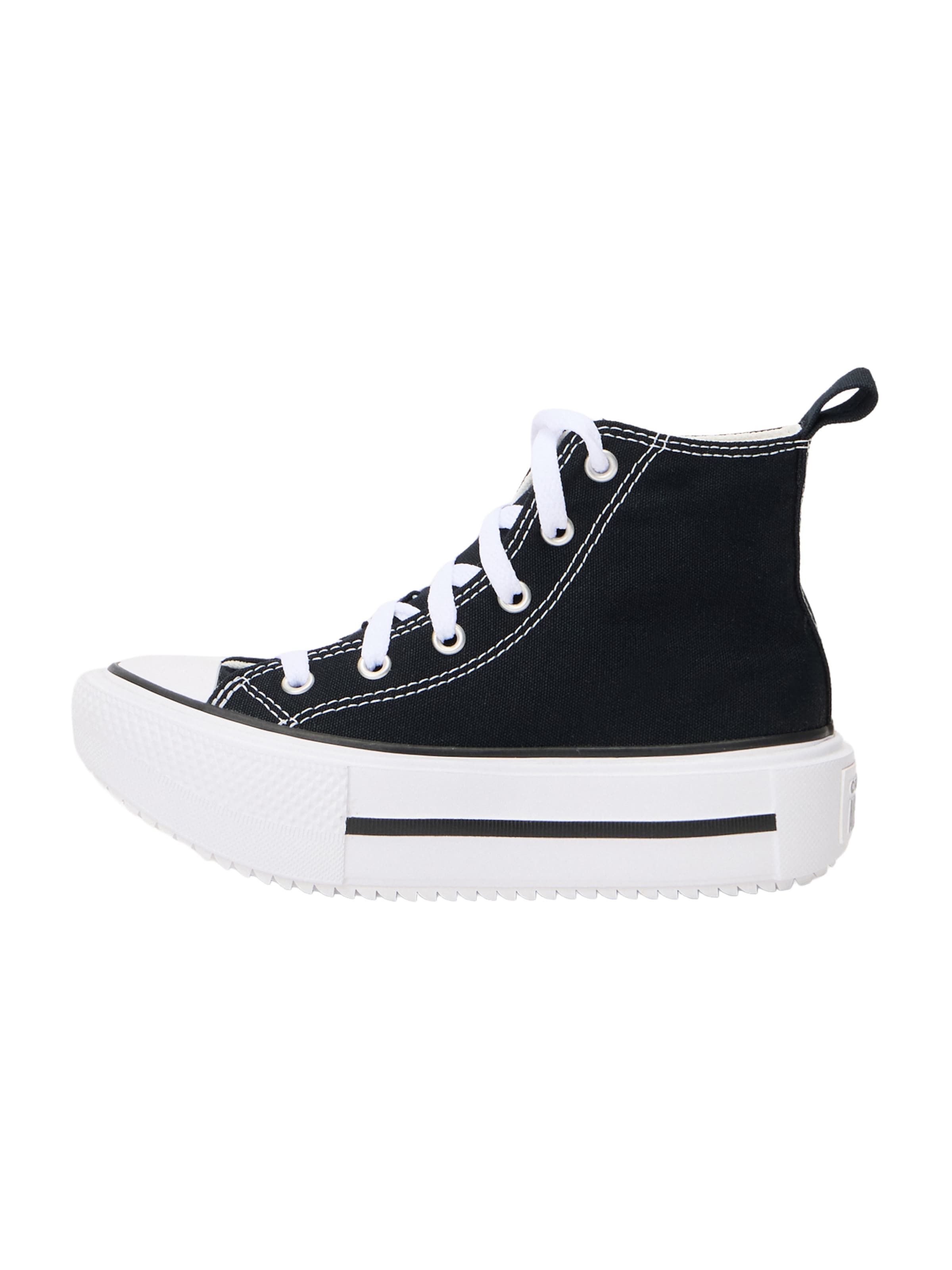 CONVERSE Tennarit 'CTAS LIFT DOUBLE STACK' värissä musta: etupuoli