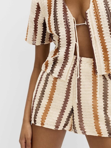 Loosefit Pantaloni di Marks & Spencer in beige