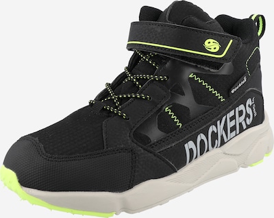 Dockers by Gerli Sneakers in Light grey / Neon green / Black, Item view