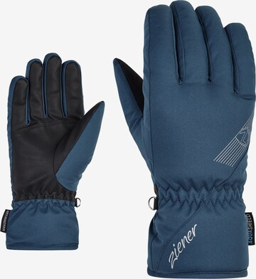 ZIENER Athletic Gloves 'KORENA AS(R)' in Blue: front