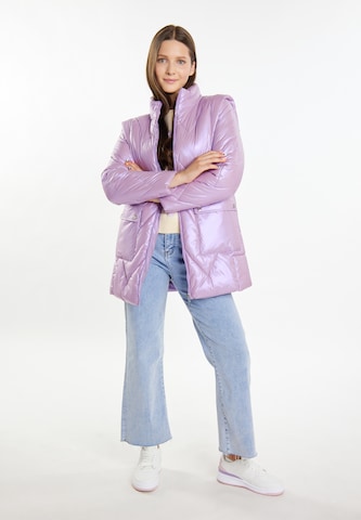 MYMO Prechodný kabát - fialová