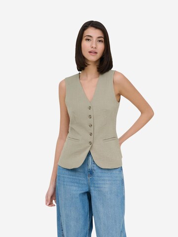 Gilet 'Jdyriver' di Jaqueline de Yong in beige: frontale