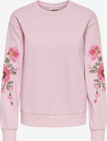 JDY Sweatshirt 'JDYPARIS' in Pink: front