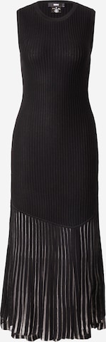 DKNY Knitted dress in Black: front