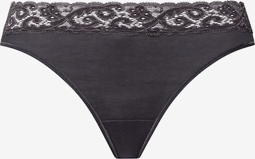 Slip ' Moments ' Hanro en noir : devant