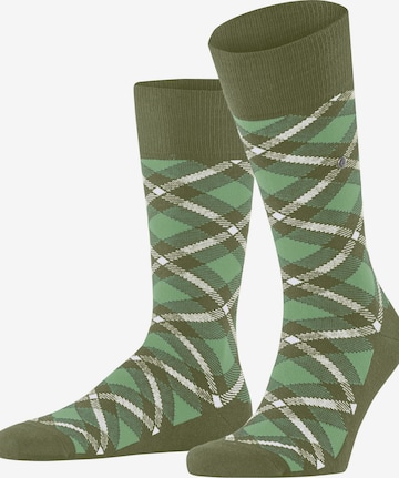 BURLINGTON Socks 'Tartan' in Green: front