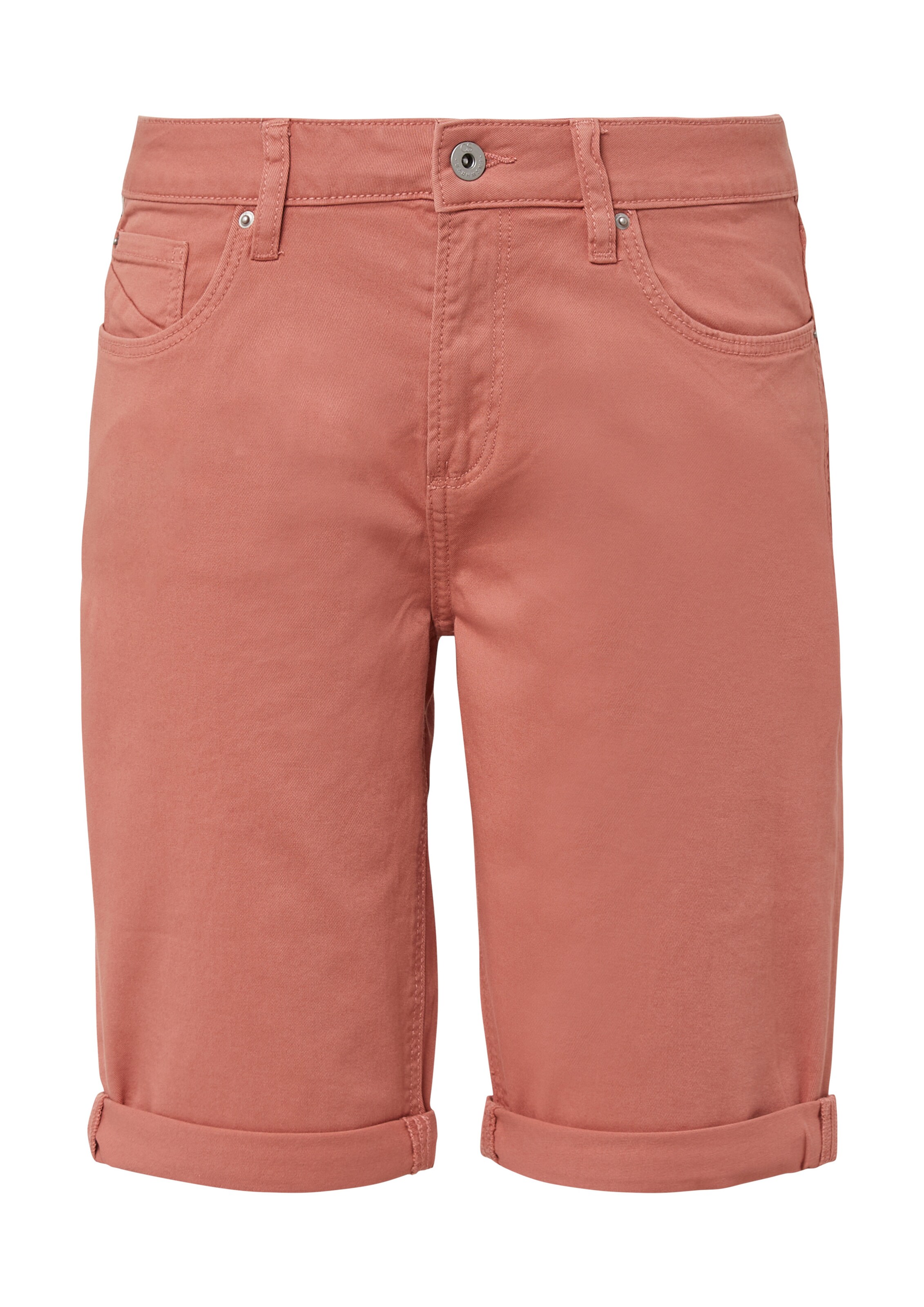 QS Slimfit Jeans 'Catie' in Oranje: voorkant