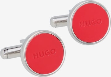 HUGO Red Cufflinks in Pink: front