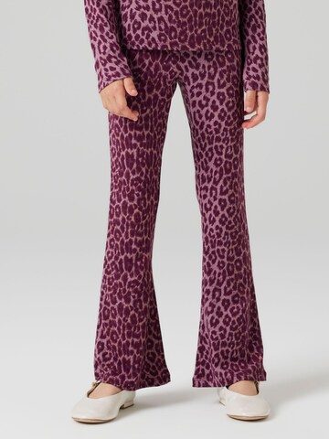 NAME IT - Bootcut Pantalón 'NKFNuni' en lila