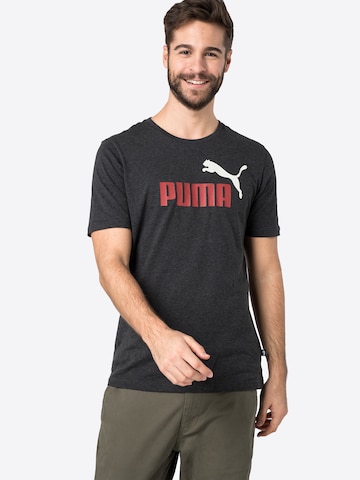 pilka PUMA Standartinis modelis Sportiniai marškinėliai 'Essentials 2': priekis