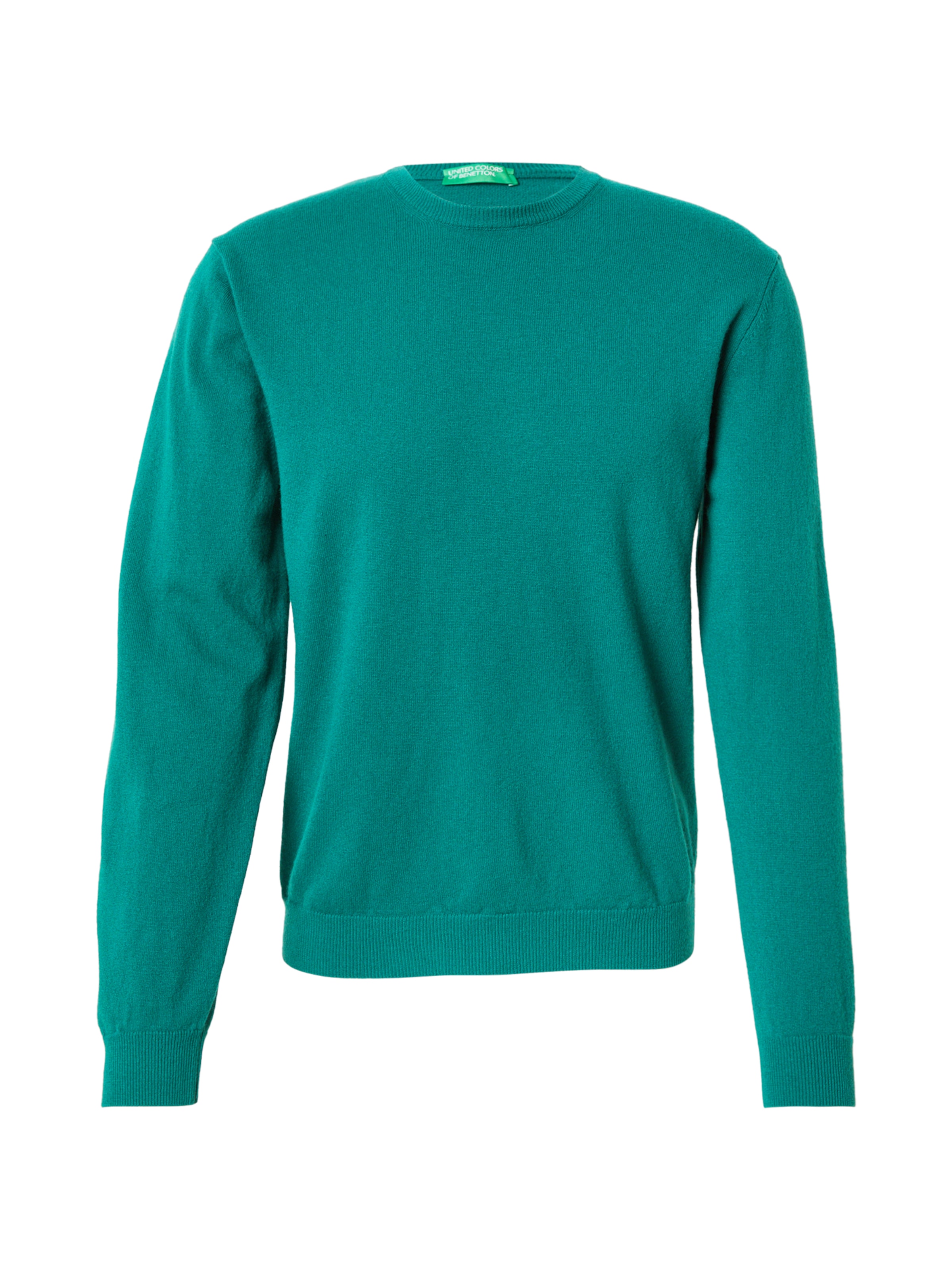 UNITED COLORS OF BENETTON - Ajuste regular Jersey en verde: frente